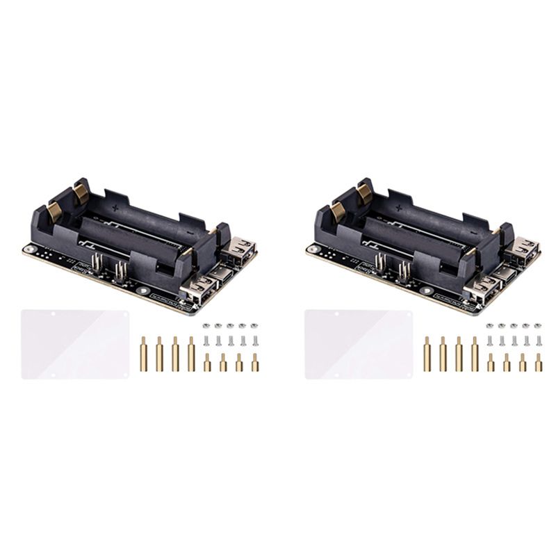 Raspberry Pi Uninterrupted Power Supply Ups 18650 - AA08-2X For Raspberry Pi 4 UPS
