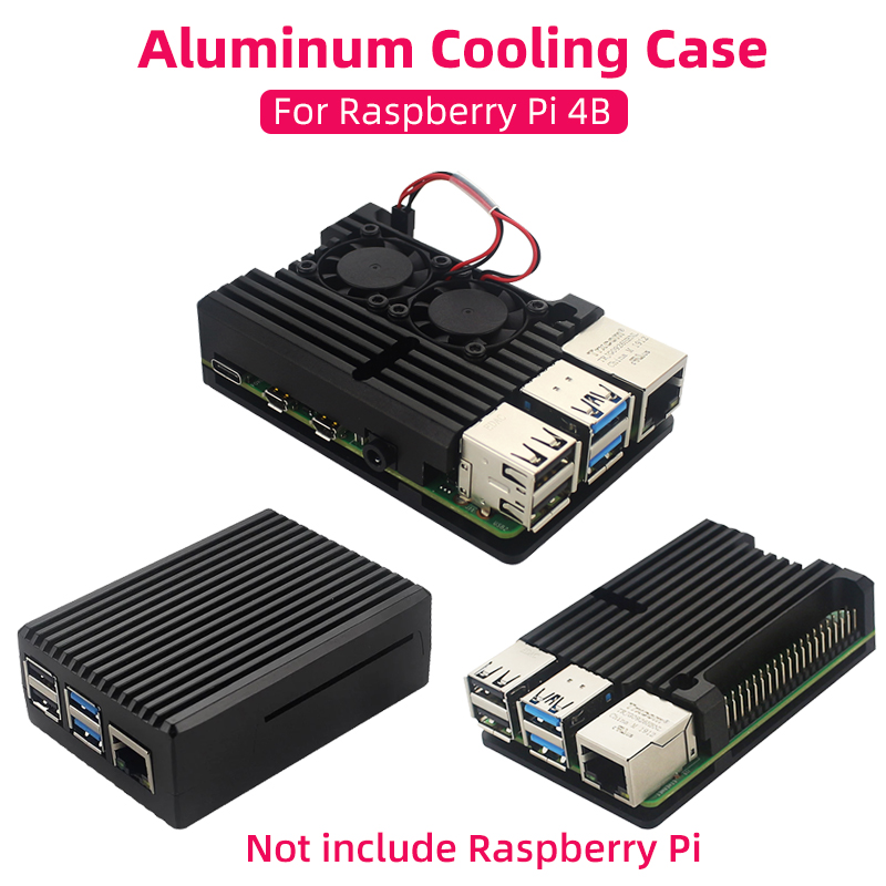 Raspberry Pi Water Cooling Kit - Aluminum Case for Raspberry Pi 4