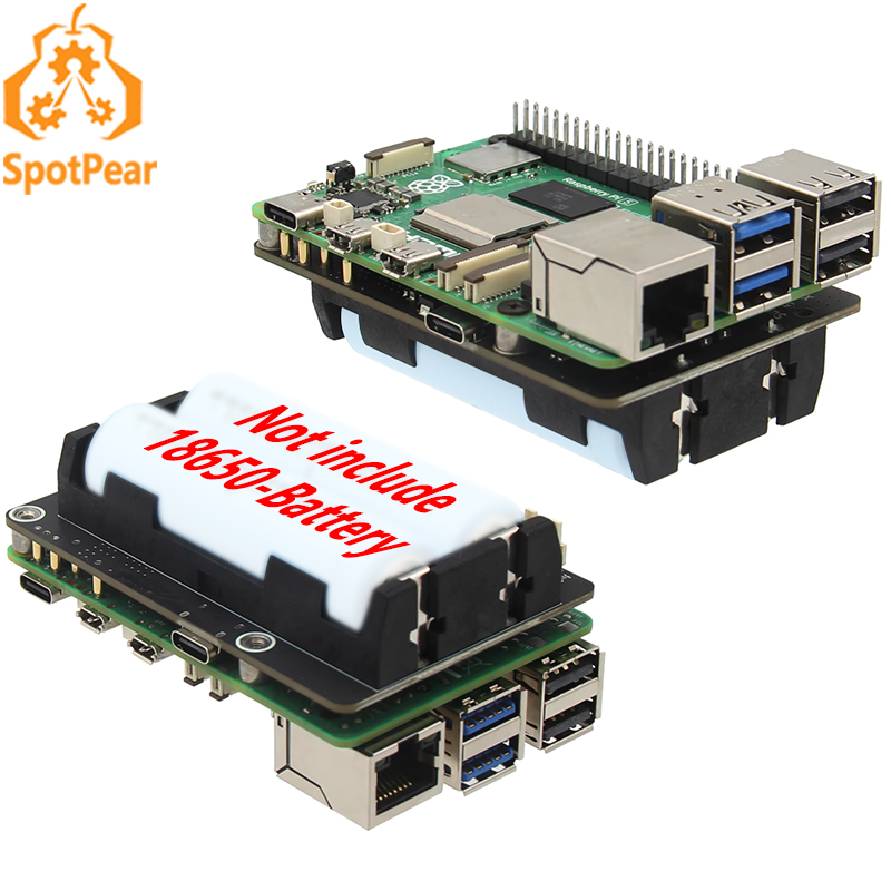 Raspberry Pi Uninterrupted Power Supply Ups 18650 - X1200 Raspberry Pi 5 UPS Board