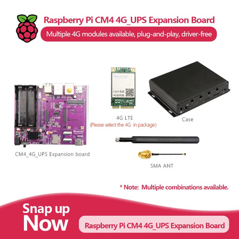 Raspberry Pi Uninterrupted Power Supply Ups 18650 - Raspberry Pi CM4 4G_UPS Uninterruptible Power