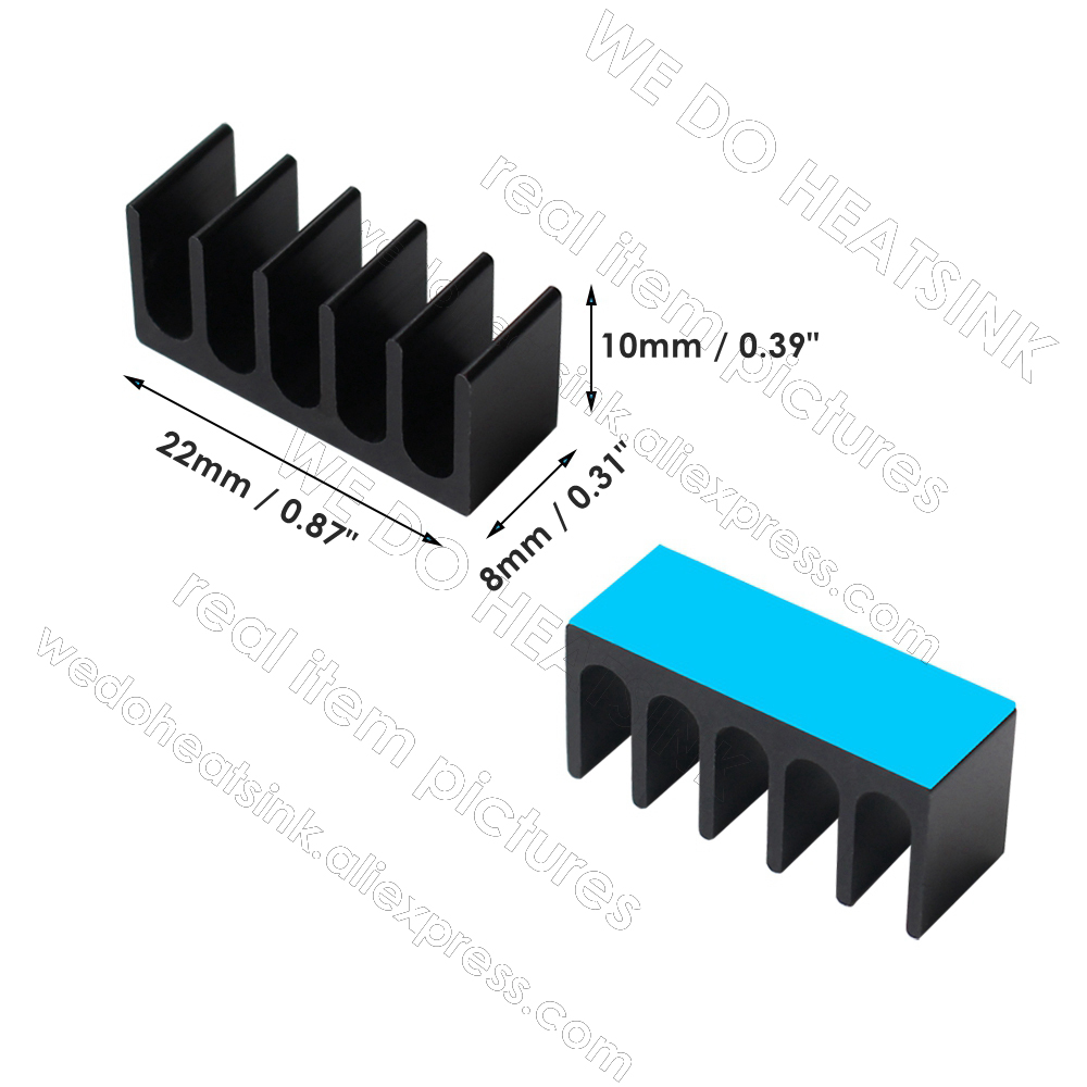 WE DO HEATSINK 8x22x10mm Alumi - Raspberry Pi Water Cooling Kit ulasan dan harga