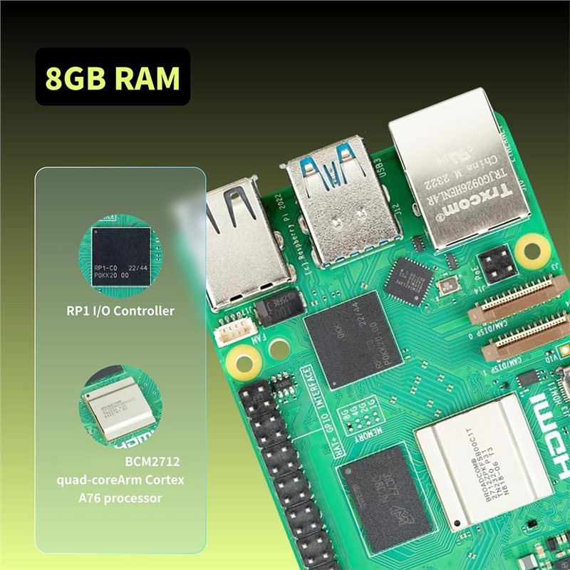 AS95-For Irasptek Starter Kit  - Raspberry Pi 5 8Gb Board ulasan dan harga