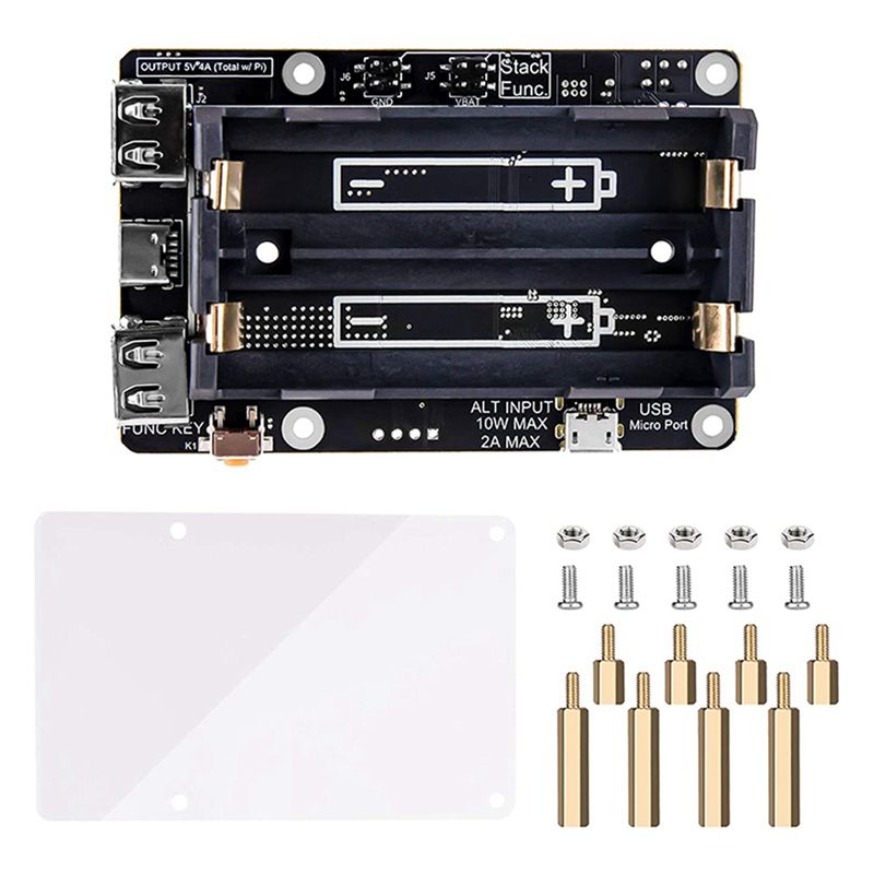 Delicate Texture-2X For Raspbe - Raspberry Pi Uninterrupted Power Supply Ups 18650 ulasan dan harga