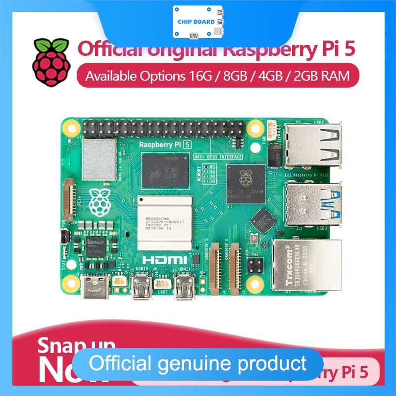 Official Raspberry Pi 5 Single - Raspberry Pi 5 8Gb Board ulasan dan harga