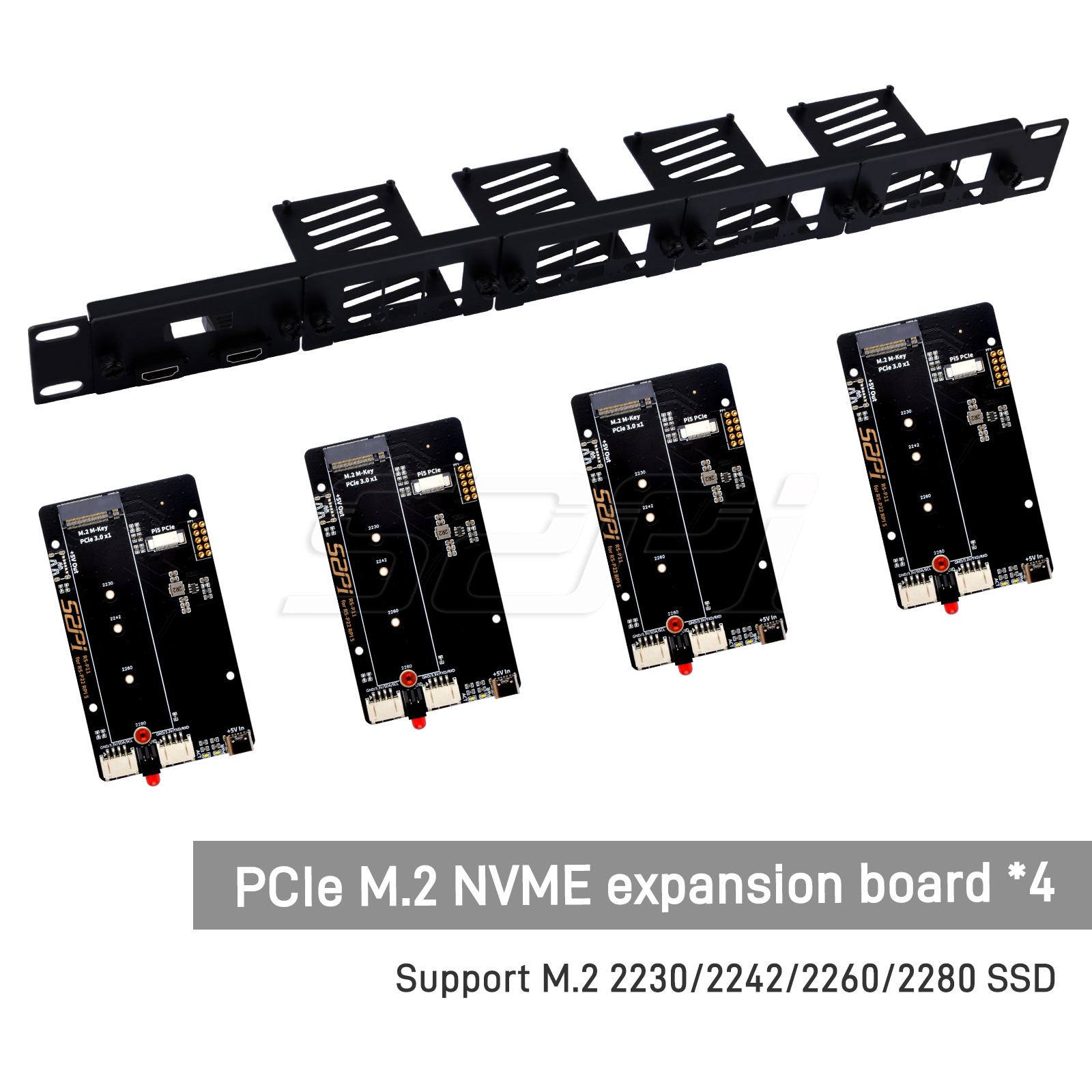 52Pi 1U Rackmount Steel Bracke - Raspberry Pi Rackmount 1U 19 Inch ulasan dan harga