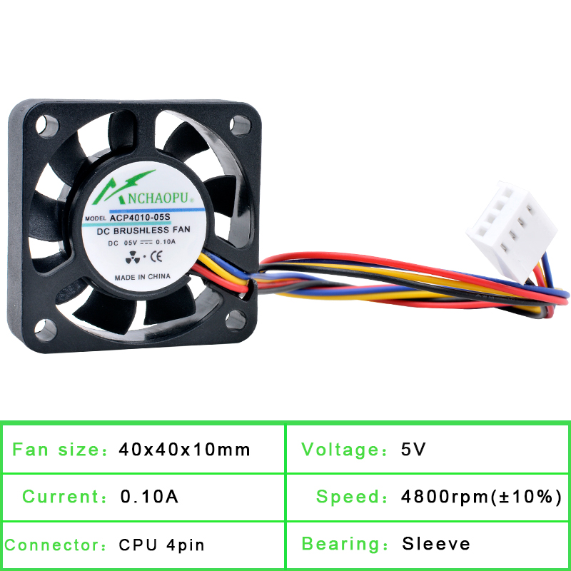 ANCHAOPU 4cm 40mm Fan 40x40x10 - Raspberry Pi Water Cooling Kit ulasan dan harga