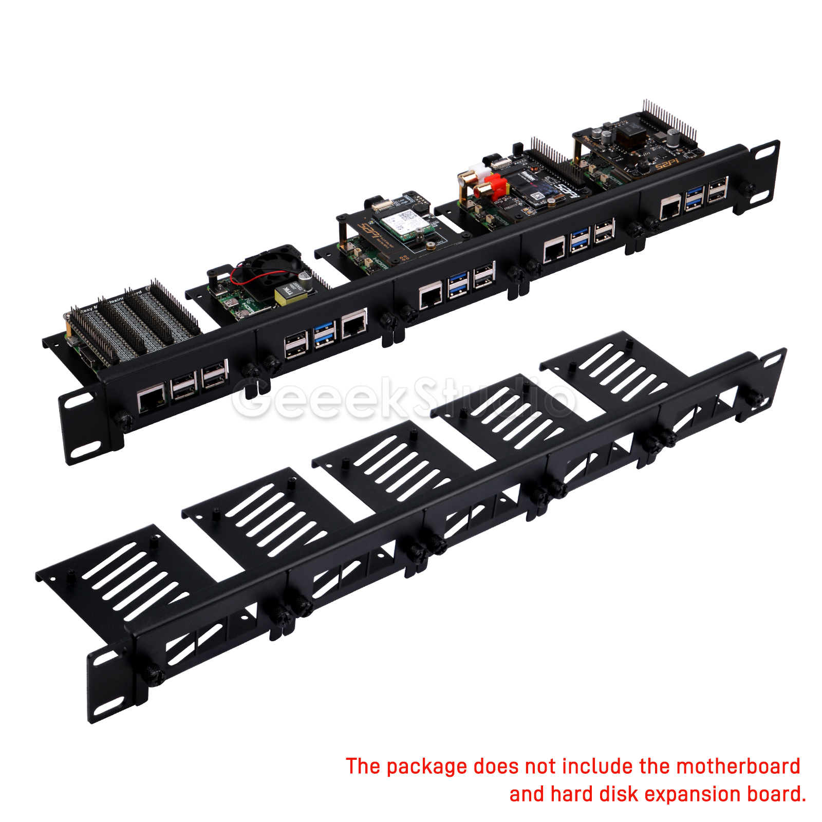 1U Rack Mount for Raspberry Pi - Raspberry Pi Rackmount 1U 19 Inch ulasan dan harga