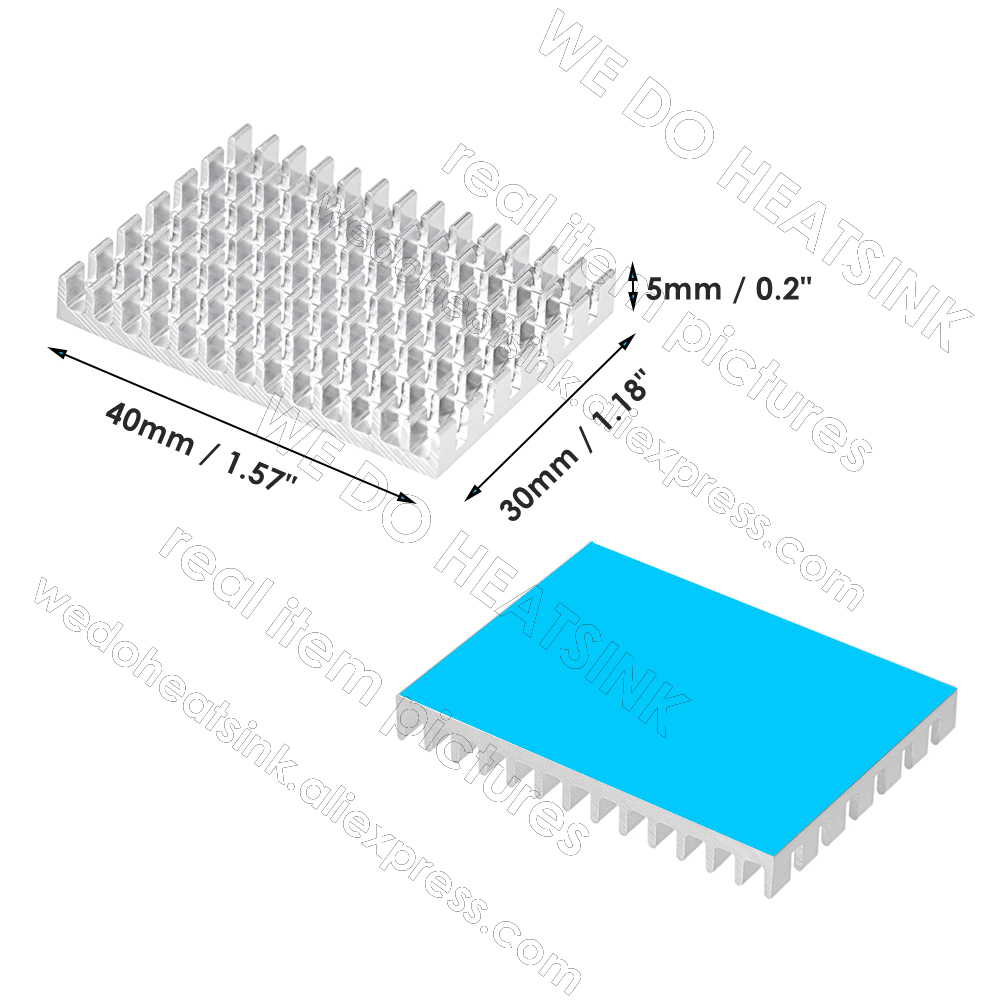 WE DO HEATSINK 30*40*5mm Witho - Raspberry Pi Water Cooling Kit ulasan dan harga