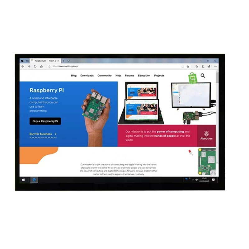 New 10.1 inch 1280x800 IPS LCD - Raspberry Pi 10.1 Inch Capacitive Touch Screen Ips ulasan dan harga