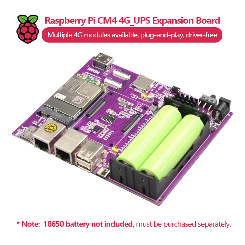 Raspberry Pi CM4 4G_UPS Uninte - Raspberry Pi Uninterrupted Power Supply Ups 18650 ulasan dan harga