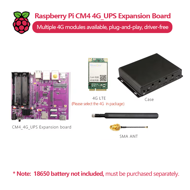 Raspberry Pi CM4 4G_UPS Uninte - Raspberry Pi Uninterrupted Power Supply Ups 18650 ulasan dan harga